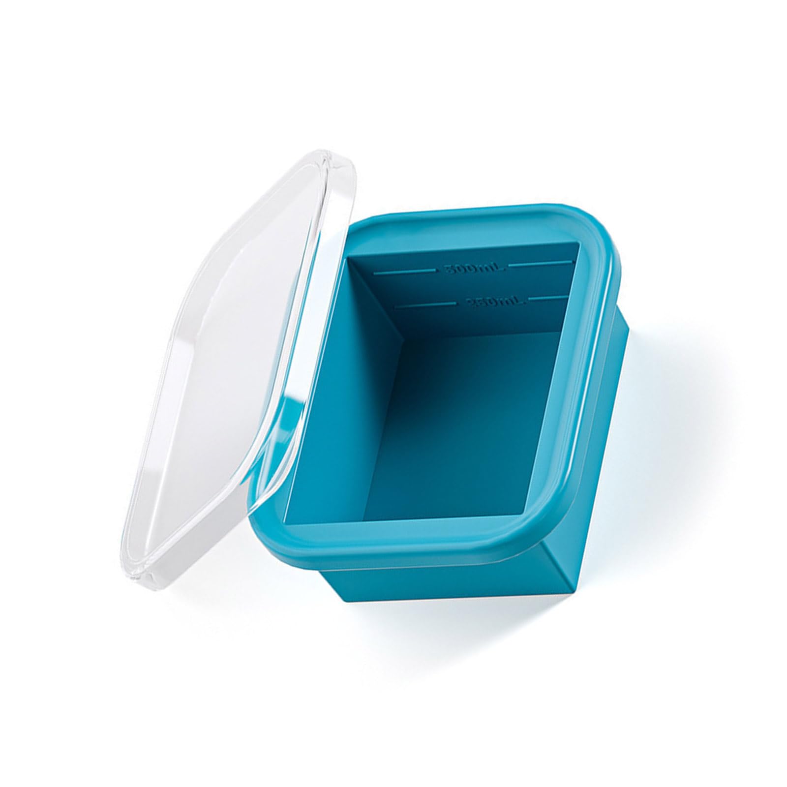 Whoasyst Soup Freezers Tray with Removable Lid Multipurpose Square Silicone Box for Refrigerator Organization Multipurpose Fridge Box