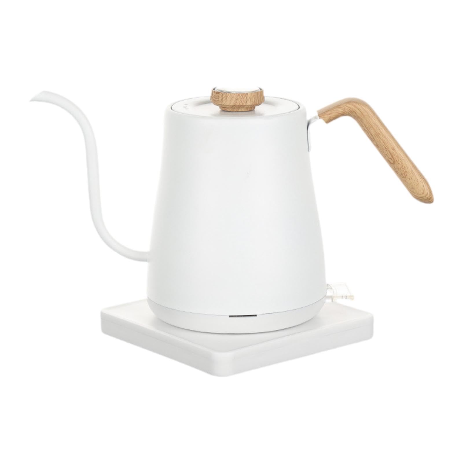 Gooseneck Electric Kettle Temperature Display Auto Shut Off Hot Water Boiler White-image-17