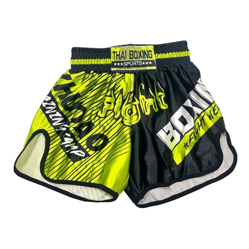 Image of Kids Boys Muay Thai Shorts Boxing Kickboxing MMA Club Training Competitions Athletic Trunk