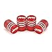EVPRO Valve Stem Caps Tire Decorative 4 Pack Red Fit for Jeep Accessories