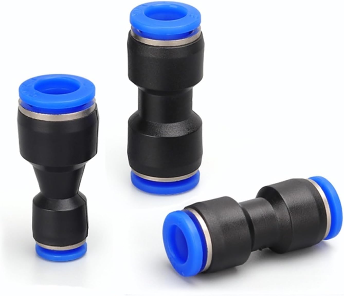 Pneumatic Quick Coupling Straight Through， Fitting Plastic Connector PU PG 4-10mm Air Water Hose Tube Push in Straight Gas Quick Connectors(Pg 14-16)