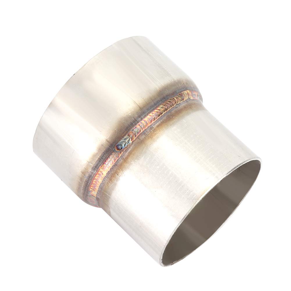 Auspuffrohr-Reduzierstück, 3 Zoll auf 3,5 Zoll Edelstahl-Auspuffadapter, Universalrohr-Auspuff-Reduzierstück-Auspuffadapter-Auspuffanschluss