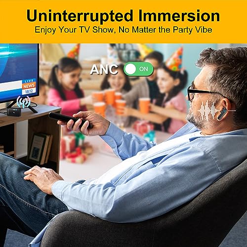 Homespot HS-JQ290N-BUN128DV8 Anc True Wireless Earbuds With Bluetooth Transmitter Set For Tv Listening thumb #1