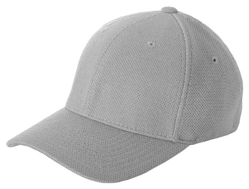 Flexfit 6577CD Athletic Cool and Dry Pique Mesh Cap - OSFA (Silver)
