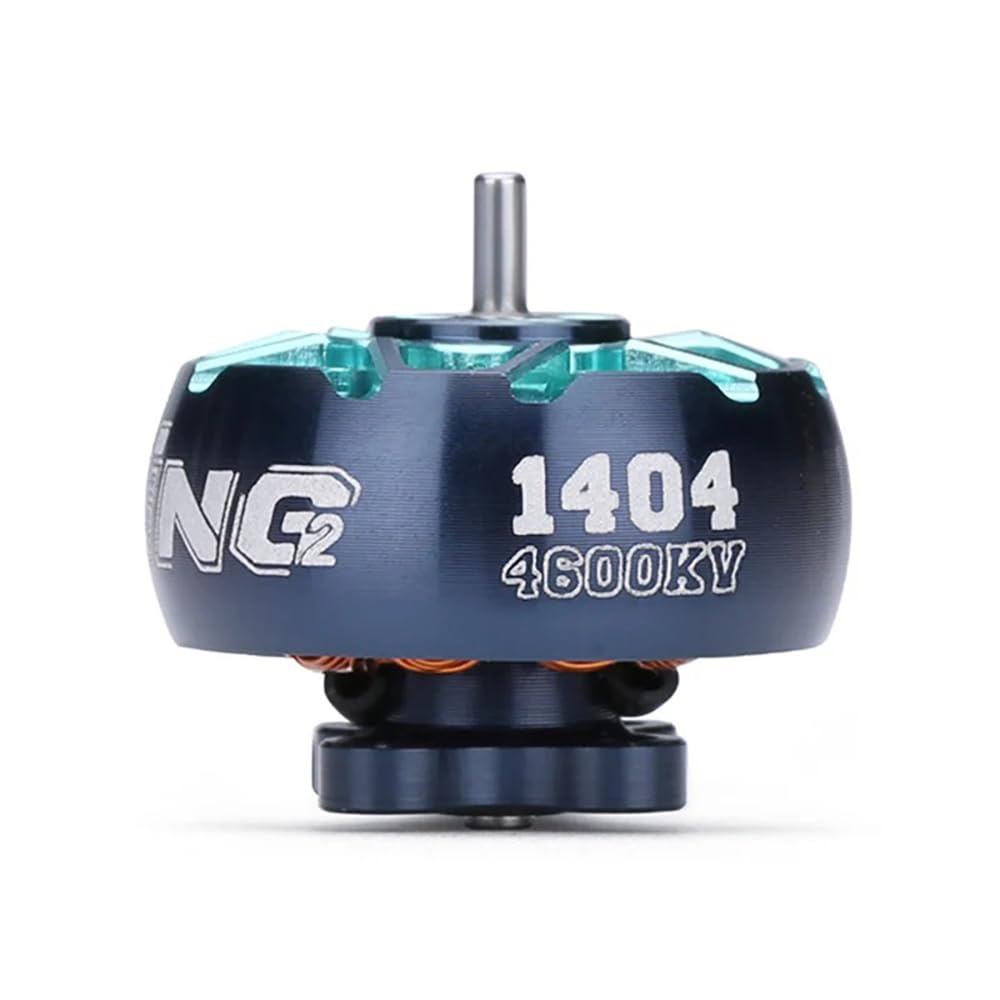 XING2 1404 3800KV 4600KV Ultralight Brushless Motor 3~4S Lipo 1.5mm Shaft Suitable for 3~4inch Propeller Toothpick Drone (1PC 1404 4600KV)
