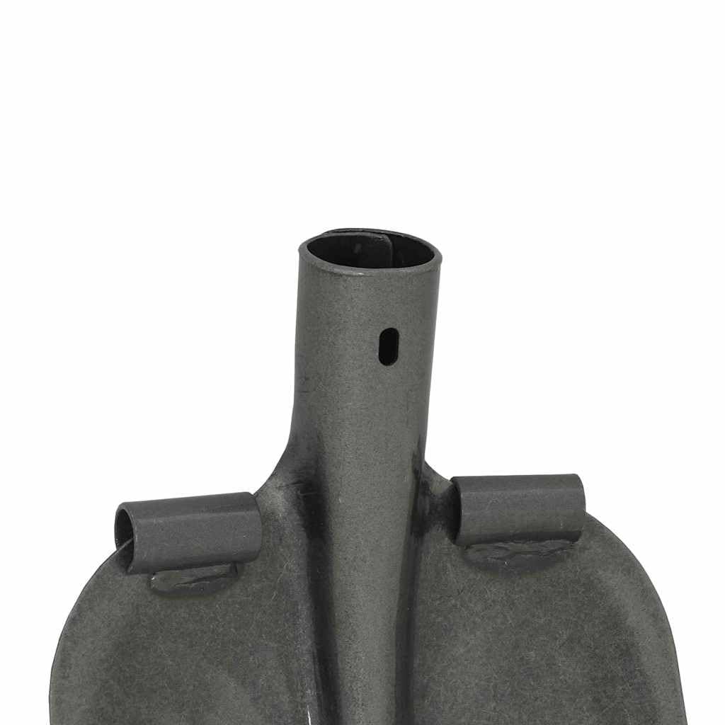 Pala de acero recubierto de polvo plateado, 33 x 21 cm, pala de jardín, pala plegable para jardín, terraza, balcón, exterior, camping, tierra, arena, plantas, excavar