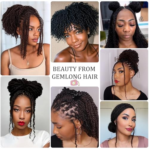 Afro Kinkys Bulk Human Hair 12Inch 60g/pack 100% Natural Black Human Hair For Making Micro Locs, Twists, Braids, Dreadlocks Extensions, Locs Repair, Crochet Braiding Hair - Image 4
