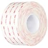 3M VHB Heavy Duty Mounting Tape 4950, 2 x 5 yards, White, Double-Sided, Permanent, High Strength, Long-Term Durability