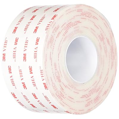 3M VHB Heavy Duty Mounting Tape 4950, 2 x 5 yards, White, Double-Sided, Permanent, High Strength, Long-Term Durability