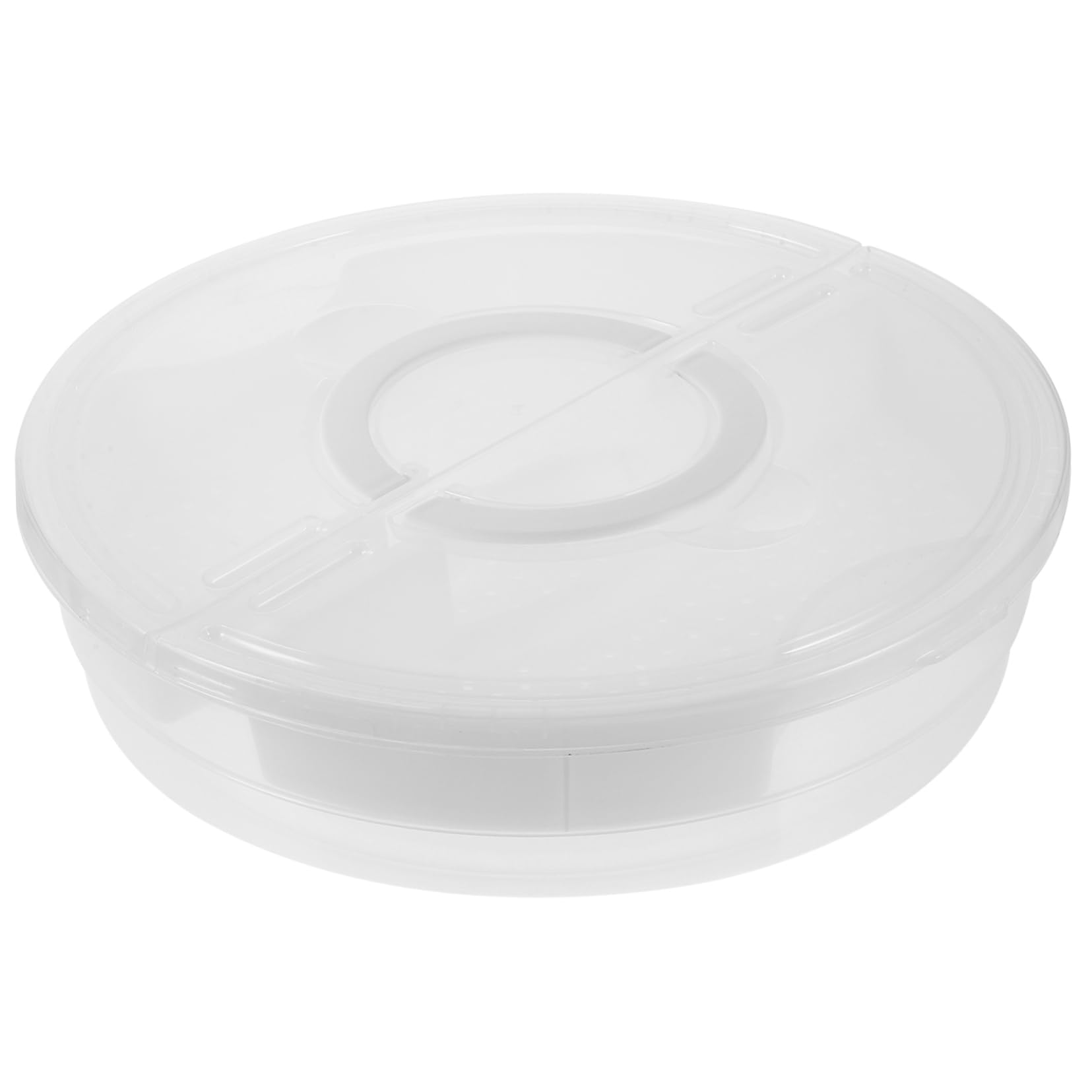 CONGARTENO Box Food Storage Container with Lid and Handle Reusable Pizza Slice Carrier for Easy Transport for Bakery Packing and Outdoor Gatherings Keeps Food Fresh and Moisture