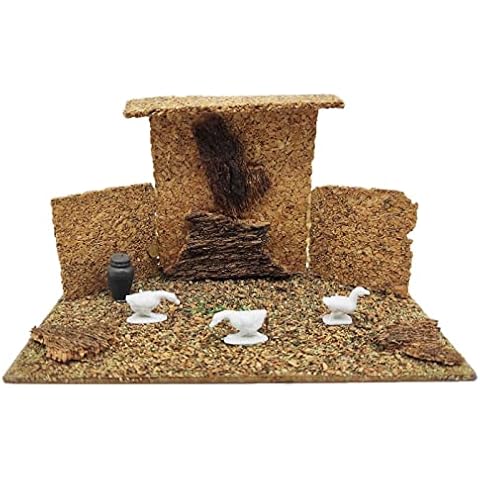 Acan Tradineur - Corral de Corcho con Animales de Resina para Belén Cover