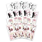 Katy Sue Designs Romance & Weddings 3D Die-Cut Decoupage Sheets for Card Making. 12 Sheets of Engagement & Wedding-Themed Die Cuts for Card Making Supplies with Roses, Weddings, Couples, & Champagne - Image 2