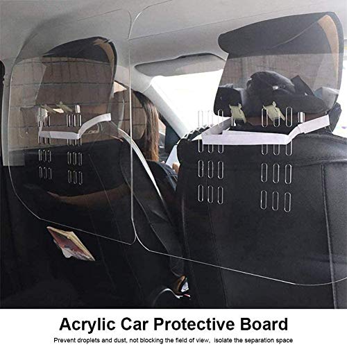 Protection anti-projections voiture écran contre postillons et toux - 6