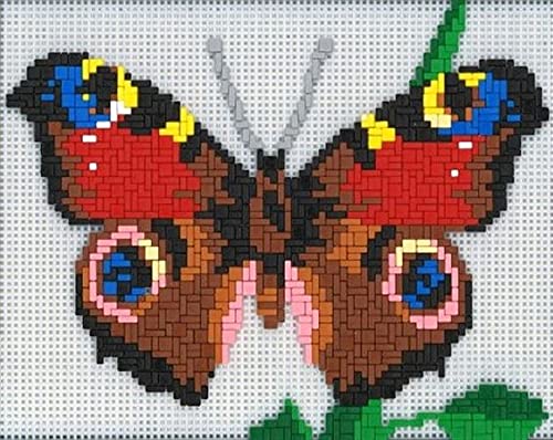 stickit Mini Stecksystem Tagpfauenauge (Schmetterling) ca. 1.400 Teile Nr. 42195