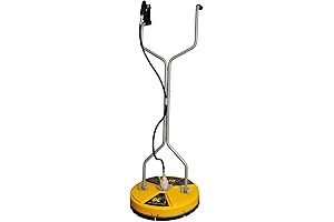 BE Pressure BE-2000WAWY High-Impact 20-inch Whirl-A-Way Surface Cleaner for Dirt, Mud, Grime