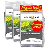 versando 30kg de chaux à gazon & chaux de jardin jusqu'à 750m² : repousse...
