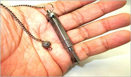 Jet White Metal 3 piezas Varita Péndulo Combine Reiki Wiccan Free Booklet Jet International Crystal Therapy Healing Dowsing A++ Respuestas