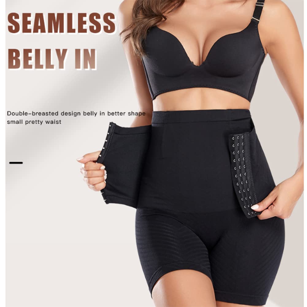 TTDGYYXW Damski podnośnik typu push up Butt Lifter Slim Body Mocno wyszczuplający brzuch z haczykami Bielizna modelująca Wysoka talia Trainer