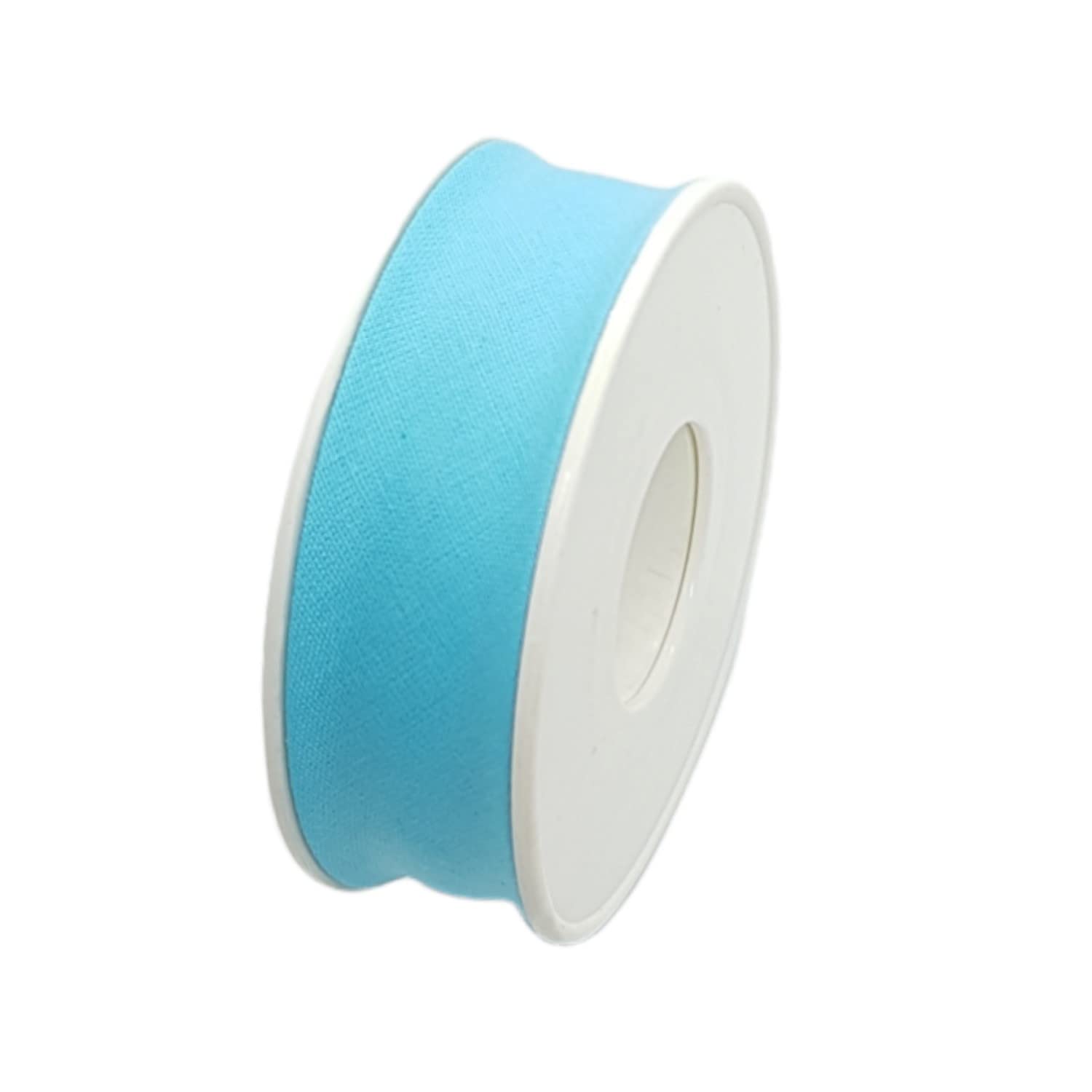 Hobby Trendy 100% Cotton Bias Binding Tape (Single Fold) 20mm-13/16inch (5meters- 5.46yards) for Sewing, Seaming, Binding, Hemming, Piping, Quilting (