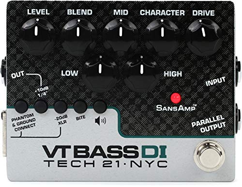 TECH21 VT Bass ベース プリアンプ sansamp Amazon | TECH21 サンズアンプ SANSAMP VT Bass DI ベース用DI