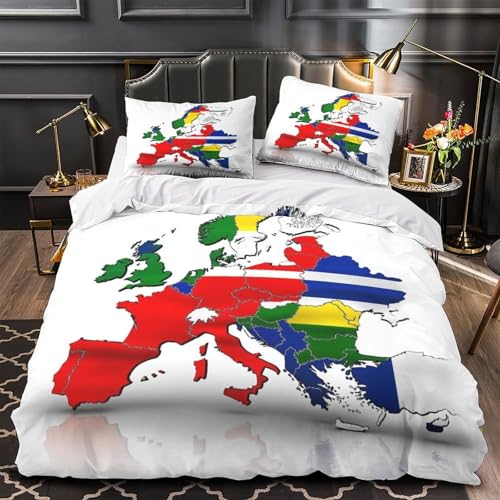 Housse de couette Europe 140x200 microfibre premium lit ado