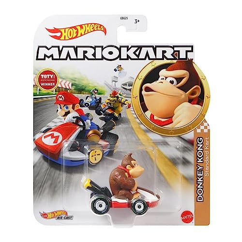 Hot Wheels Mario Kart Donkey Kong Standard Kart 1:64 miniatura 1
