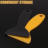 Vista 2 de 12 espátulas de plástico, raspador de masilla de plástico, removedor de burbujas de aire, limpiador de espátula de pintura, herramienta