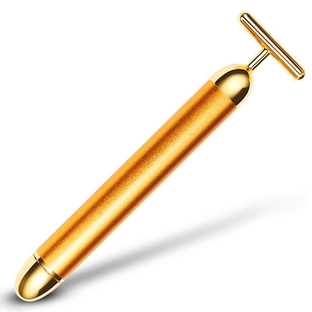 Skincare Gold Sculpting Beauty Rod, Electric Vibrator Massager Tool for Lifting & Face Toning, Anti Wrinkles Skin Tightening Massager for Forehead Cheek, Arm, Leg & Neck-picture-19