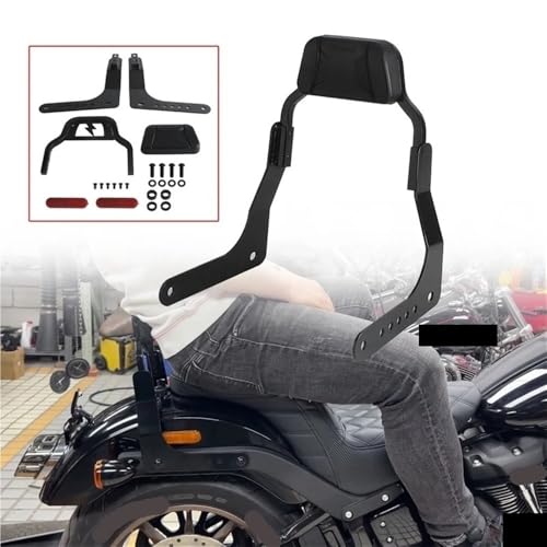 Coussin de dossier arriere amovible finitions noires Softail 2025