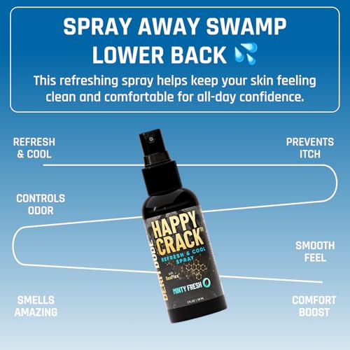 Derm Dude Happy Crack Refresh & Cool Body Spray 2 oz miniatura 2