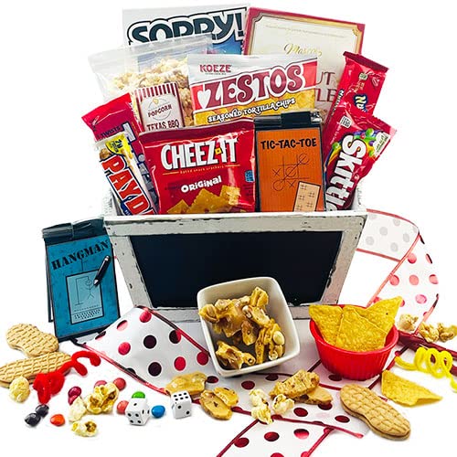 Family Fun & Games Gift Basket