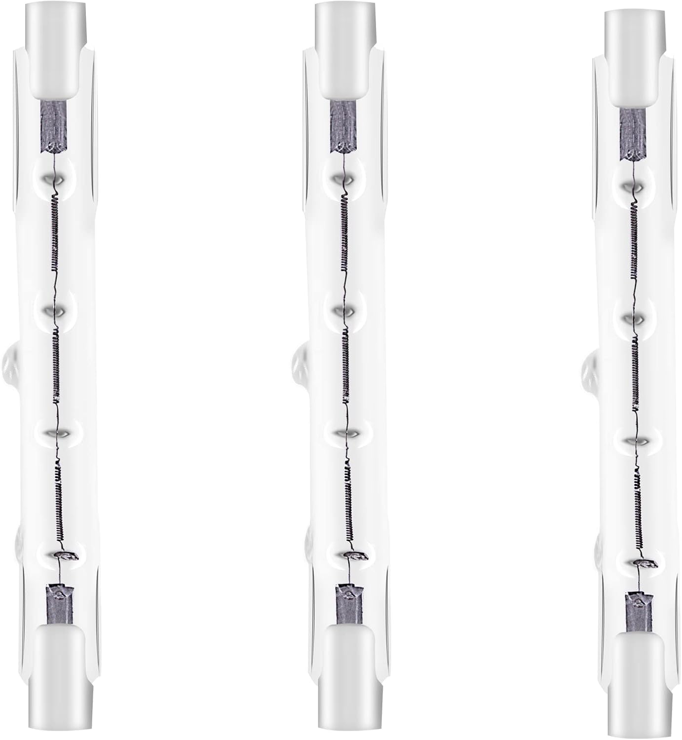 3 Packs 8x78mm J78 R7s Linear Halogen Floodlight Tungsten 120W Double