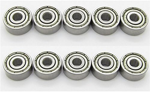 3x10x4 mm Deep Groove Ball Bearing Model Bearings Repair Parts 623ZZ 623Z 80023 Pack of 10