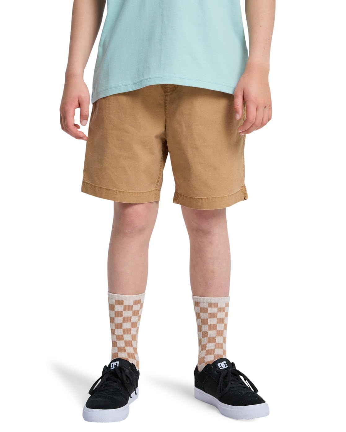 Quiksilver Elastic Waist Walkshorts Taxer Youth Boys Brown