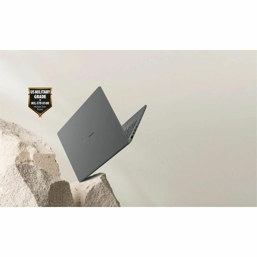 Image of Asus Zenbook A14 UX3407 UX3407QA-PS76 14 inch Copilot+ PC Notebook - WUXGA - 60 Hz - Qualcomm Snapdragon X X1-26-100-32 GB - 1 TB SSD - Iceland Gray