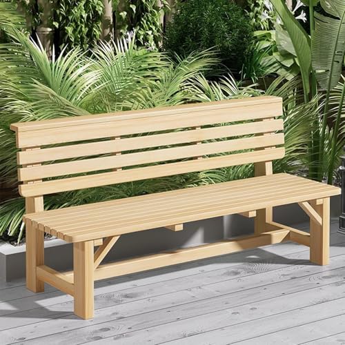 Recopilación y reviews de Bancos de jardin los 10 mejores. 32 LOERSS Banco para Exteriores, Banco De Jardín, Banco De Parque, Banco De Patio con Respaldo, para Porche, Exterior, Patio, Césped, Jardín, Patio, Porche, Patio Trasero Y...