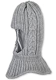 Sterntaler Unisex Kinder Schalmütze Kleinkinder Schalmütze Strick Zopfmuster, hellgrau, 53