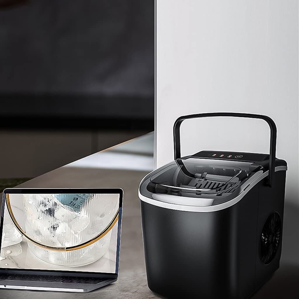 RJJ Fabricante de Hielo pequeño hogar Comercial de 15 kg Dormitorio automático Fabricante de Hielo