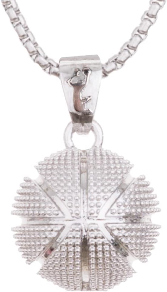 Basketball Necklace Basketball Pendant Necklace Stainless Steel Necklace Sports Necklace