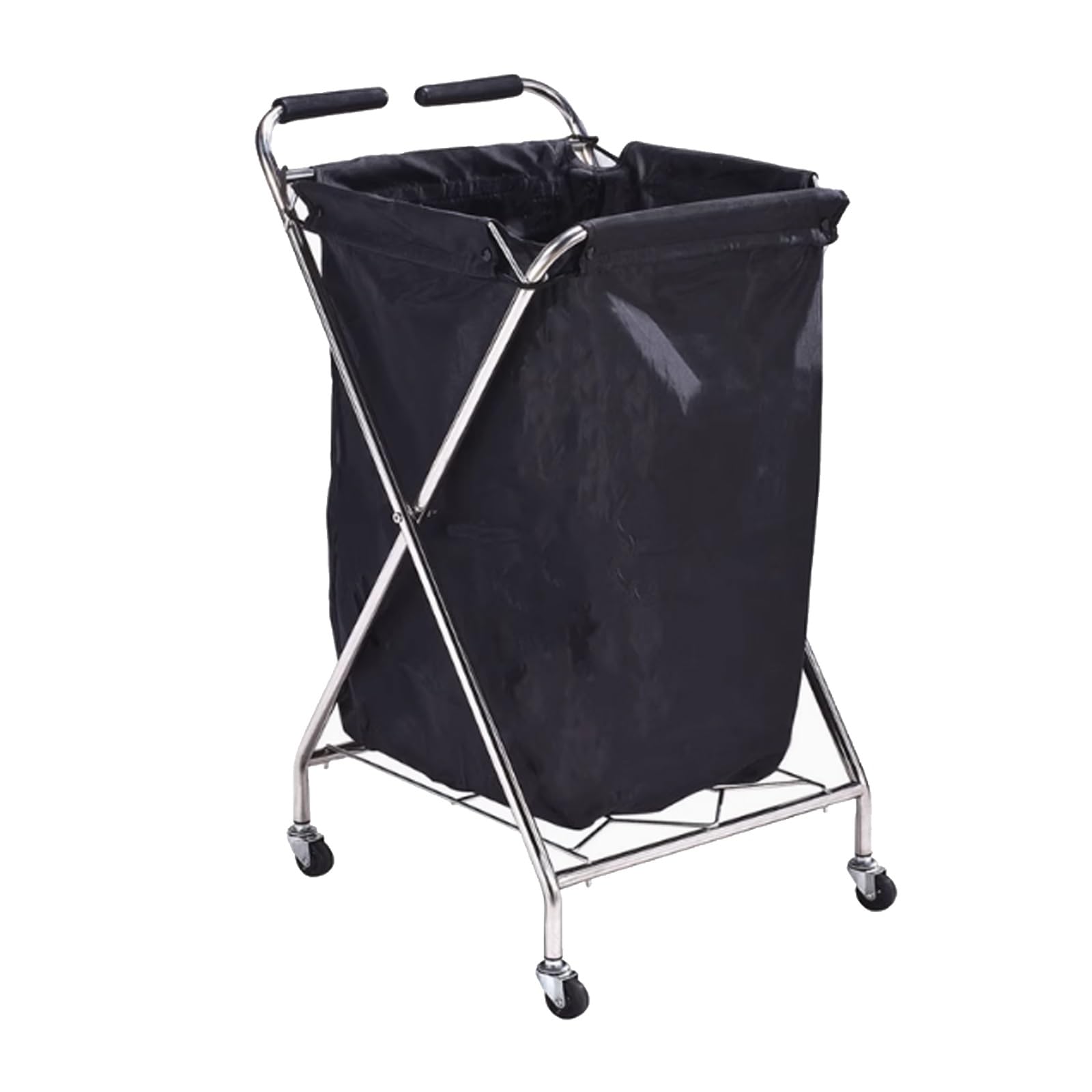 Carro clasificador de cestos de Ropa Sucia de Acero Inoxidable con Ruedas, carros móviles, carretillas manuales para Almacenamiento de Cocina, Carro de Servicio de recole