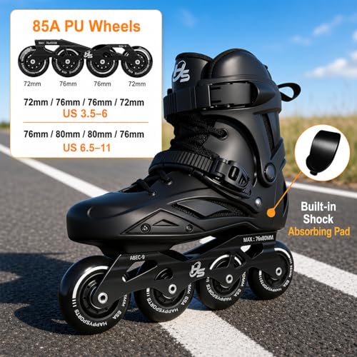 HSHVHSH Aluminum Frame Inline Skate