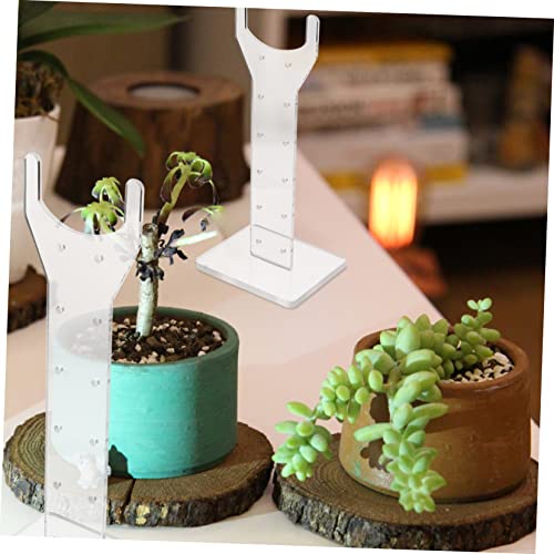 Support vertical pour lampe horticole acrylique transparent premium et stable