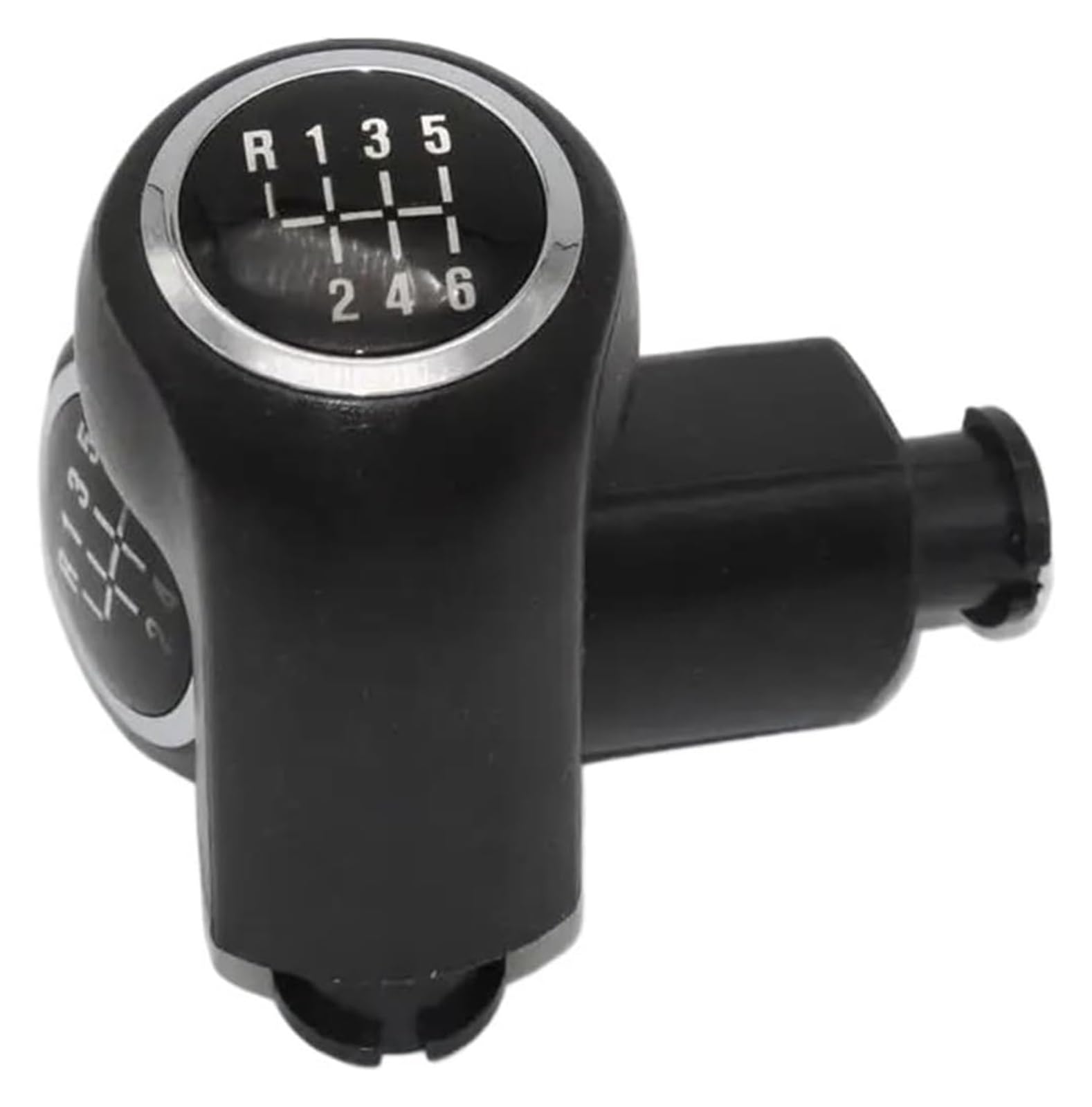 gangxiao Car Shift Gear Knob for Opel for Corsa D 009140093 19276456 Knob Gaiter Car Gear Shift Lever Stick Gaitor(R123456 KNOB)