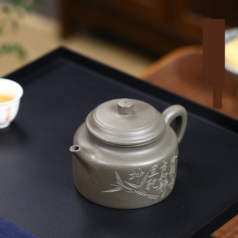 Tetera China Retro Morada, Exquisita y Duradera, para Oficina, con diseño Floral, Ideal para té Negro, té Verde y té oolong.