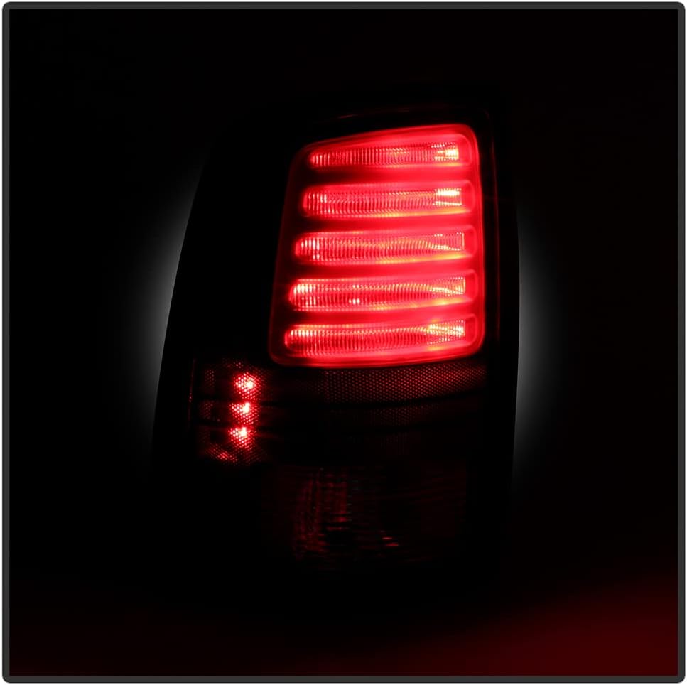 ACANII - For [Factory LED Model] 2013-2018 RAM 1500 2500 3500 Black Interior LED Tail Light Brake Lamp Left Driver Side