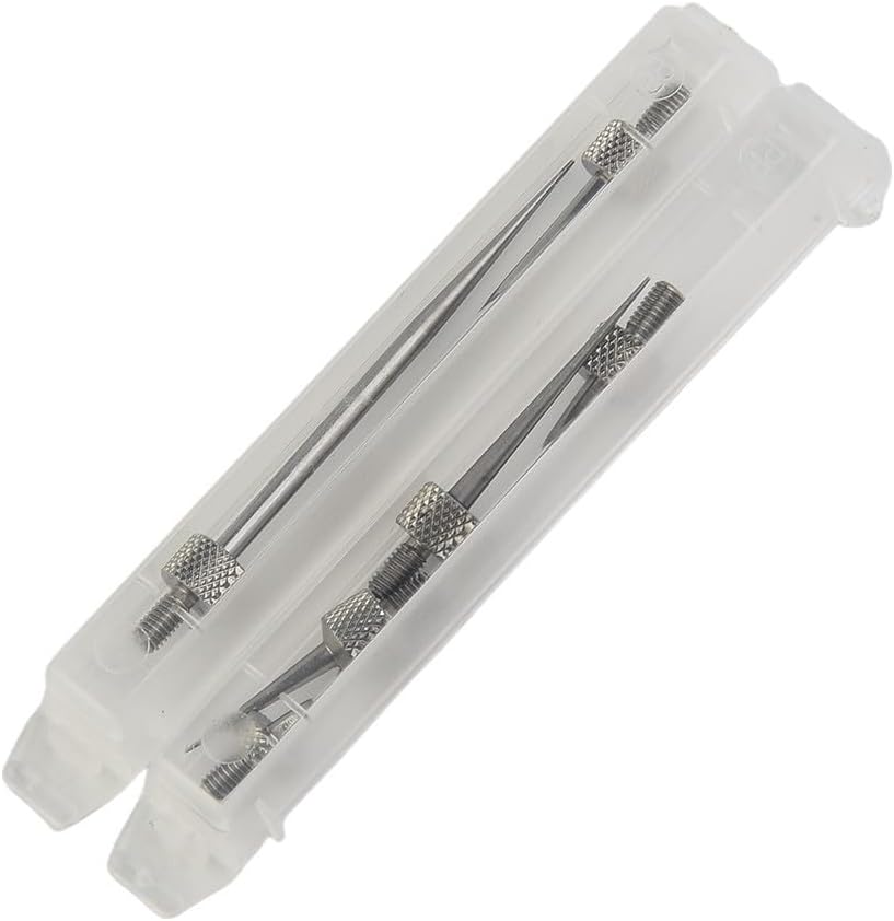 6pcs Measuring Accessory Stem Rods for Dial Test Indicator with Threaded M2.5 Shank for Industrial Control Use