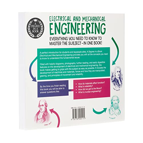 Sirius Entertainment 9781839406676 A Degree In A Book: Electrical And Mechanical Engineering: Everything You Need To Know To Master The Subject thumb #1