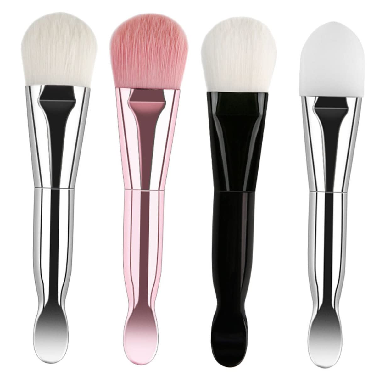 POPETPOP 12stücke Teiliges Gesichtsmaske Pinsel Mit Doppelkopf Beauty-werkzeug Für Gleichmäßiges Auftragen Von Masken Leicht Zu Reinigen Und Wiederverwendbar