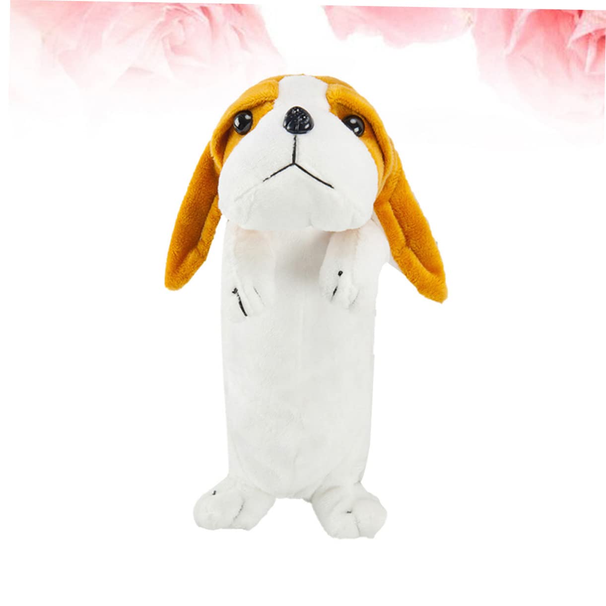 Ciieeo 3pezzi Astuccio Portapenne Peluche Forma Di Cane Adorabile Astuccio Per Cancelleria e Cosmetici Design Compatto e Portatile Ampio Spazio Di Stoccaggio Con Cerniera Per Studenti e