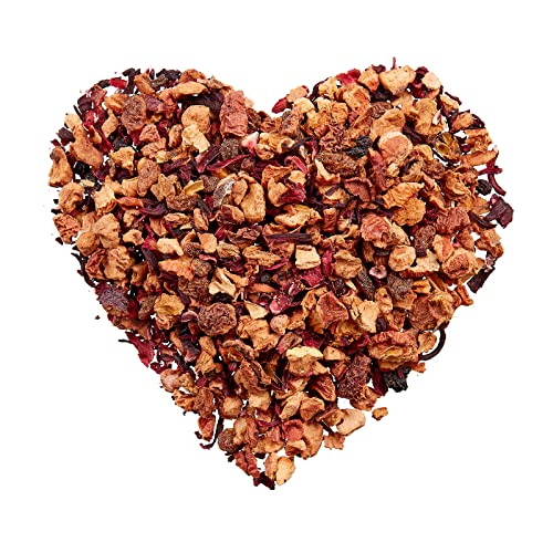 teeverliebt - Loser Früchtetee Heimische Waldbeere 1000 g I Früchtetee lose I Ausgewogene Komposition der Tee-Mischung aus heimischen Beeren I Früchtetee Bio lose 1 kg